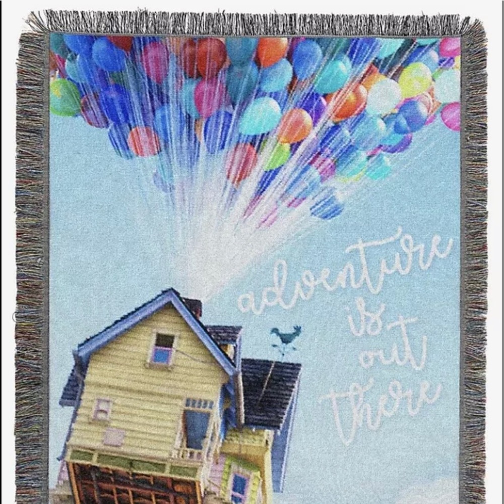 New Without Packaging Disney Pixar UP Throw Blanket